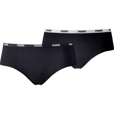 Puma Dames/Dames Hipster Slips (Set van 2) (Zwart)
