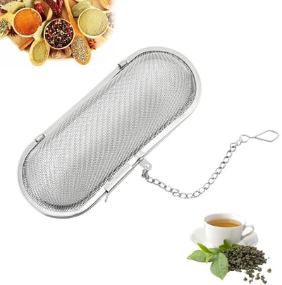 Dailygoods- Theezeef Roestvrij Staal 11 cm - Theefilter - Theezeefje voor Losse Thee - Thee Infuser - Fijnmazige Zeef - Multifunctioneel Ontwerp - Theebal