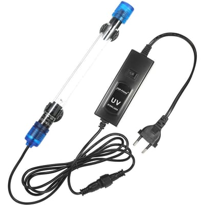 Lampe submersible de stérilisation de stérilisateur de lumière UV pour la désinfection de l'eau d'étang de réservoir de poissons d'aquarium 5W