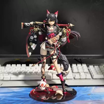 Spel Azur Lane Actiekarakter Kosaka Wakamo Kimono Pvc Figuur Model Decoratief Ornament Kinderspeelgoed Cadeau wit