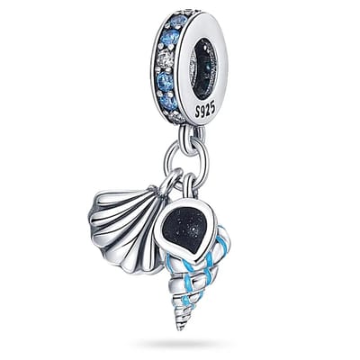 Bedel - schelp - strand - zomer - blauw - dames - tiener - ibiza