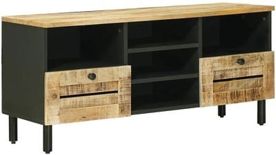 vidaXL - Opbergkasten - Naturel - 100 - x - 33 - x - 46 - cm - Massief - Mango - Hout