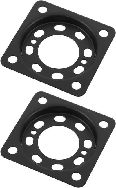 2 Stuks Audio Trillingsdempers Ijzeren Isolatieplaat Voeten voor Luidsprekers Platenspeler Subwoofer Geluidskwaliteit Verbetering voor Home Theater Systemen