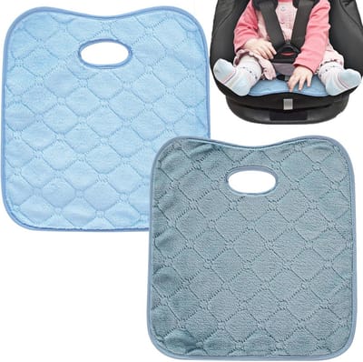 Baby autostoelbeschermer 2 stuks - Waterproof design - 4-laags constructie - Beschermt tegen ongelukjes - SnelShoppen