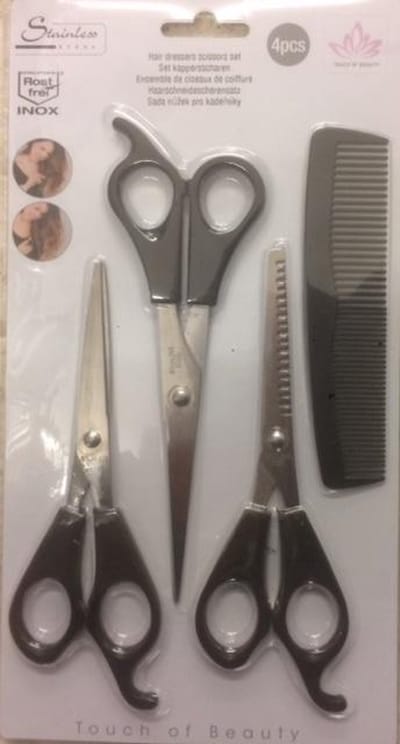 Touch of Beauty - Kappersset - Stainless Steel - 4-delig