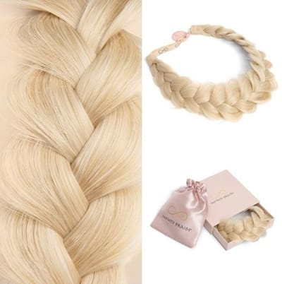 Infinity Braids - Viènne Messy Braid - Haarband - Haarband Dames - Haarbanden - Haarband Meisje - Viènne Shimmer Ale