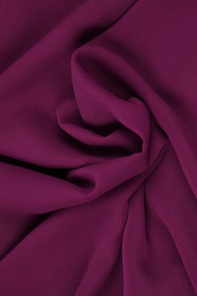 Chiffon stof - Cassis - 15 meter