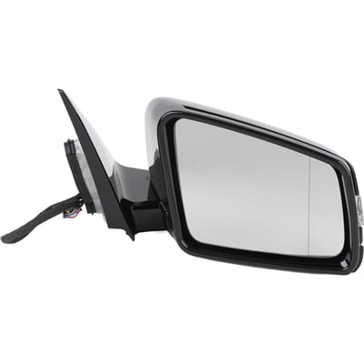 Ensemble rétroviseur chauffant rabattable électriquement dégivrant améliorer la sécurité de conduite remplacement pour E350 E400 E63 4Matic white