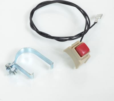 drukknop met stuurklem Ø22mm voor cyclo bromfiets