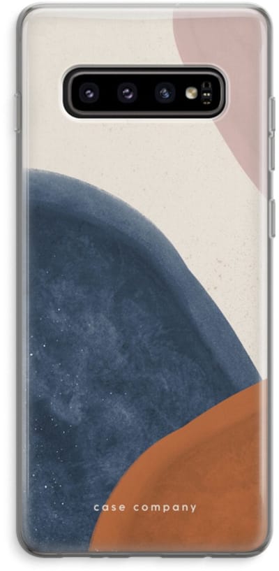 Case Company® - Hoesje geschikt voor Samsung Galaxy S10 Plus hoesje - Geo #1 - Soft Cover Telefoonhoesje - Bescherming aan alle Kanten en Schermrand