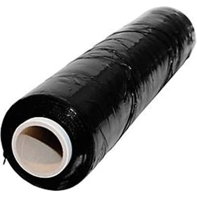 Qstretchfolie 23µ sw, 300 m x 500 mm, 6 rollen