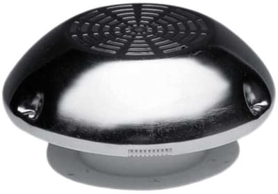 Plastimo Roestvrij Staal Ventilator Met Afdekking Zwart 197 x 57 mm