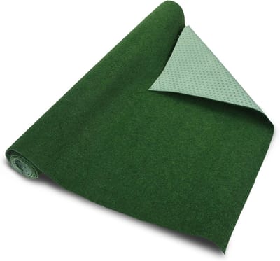 Kunstgras Tapijt - Balkon Tapijt - Buiten Gebruik - Met Drainage Noppen - 200 x 100 cm - Groen