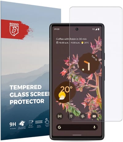 Rosso Screen Protector Geschikt voor Google Pixel 6 | 9H Tempered Glass | Glasplaatje | Beschermlaag | Beschermglas | 9H Hardheid