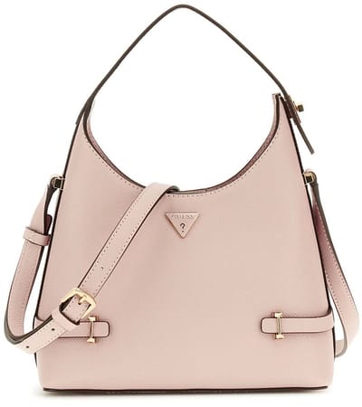 GUESS schoudertas handtas Rosalba Hobo Crossbody Bag Rose oud roze
