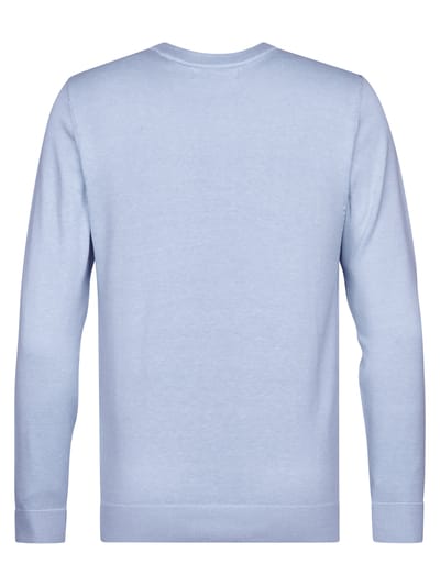 Petrol Industries Trui Heren - Regular Fit - Fijngebreide Trui Mannen - Ronde Hals - 50% Katoen, 50% Acryl - Pullover - Blauw - Maat XXL