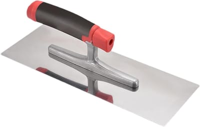 Metselwerk Troffel - Stukadoorsgereedschap Gipsplaat - Voegen en Pleisteren - Roestvrij Staal - 300x110mm - Enkele Attribuut