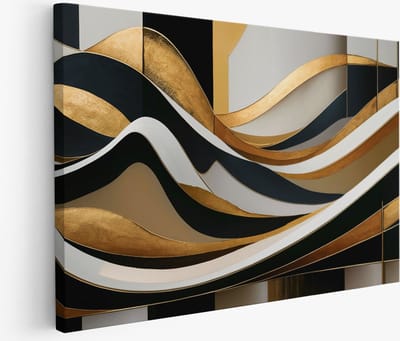 Saammp Muurcirkel Hout - Kleurrijke Bloemen Abstractie - Natuur - Abstract - Ø 90 - Wandcirkel - Wanddecoratie Cirkel - Muurdecoratie Woonkamer - Kantoor Decoratie