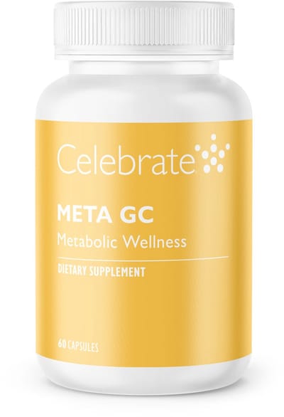 Celebrate Meta GC – Ondersteuning voor bloedsuiker, stofwisseling & gewichtsbeheersing – 60 capsules