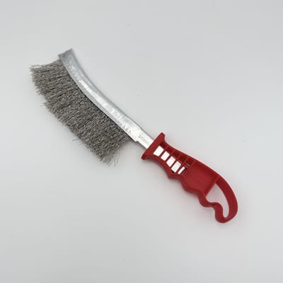1 pièce Brosse métallique robuste Outil manuel d'élimination de la rouille et de la peinture, Pas d'électricité nécessaire, Manche durable, Idéal pour le nettoyage de la maison