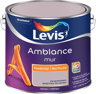 Levis - Ambiance Mur Poedermat - Kersenbloesem - 2,5 L