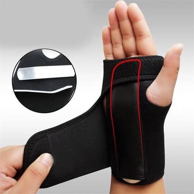 GO Medical Carpaal Tunnel Syndroom Spalk / Polsbrace - Rechts - Zwart