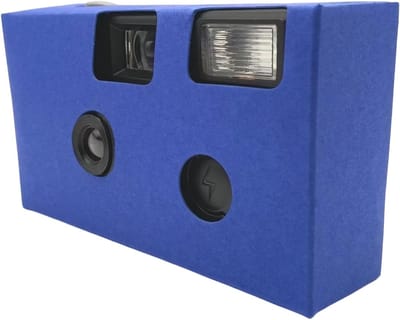 Filmcamera met flits - Analoge camera - Momenten vastleggen - Ingebouwde flitser - Compact formaat - Zwart