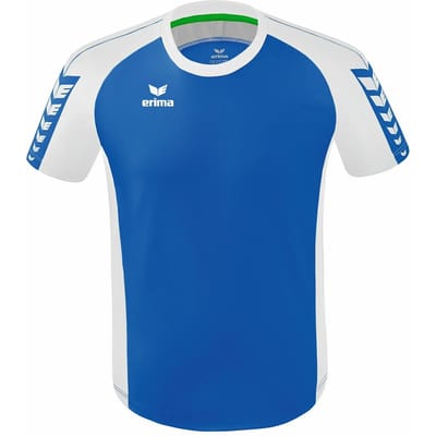 Erima Six Wings Shirt Korte Mouw Kinderen - Wit / New Royal | Maat: 152