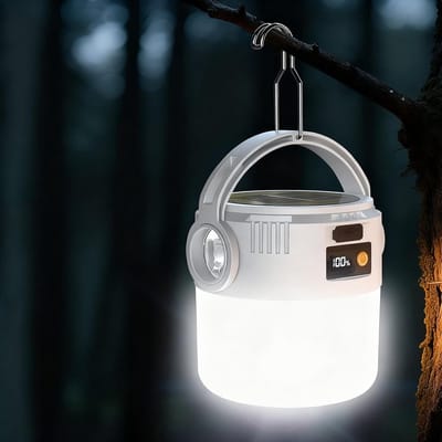 KZQ Solar Noodlantaarns En Waterdichte Led Buitenlampen – Draagbaar Voor Kamperen, Tent, Schuurtje En Noodstroom