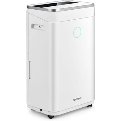 Coast Luchtontvochtiger 25L/Dag met Afvoerslang en LED Display – Wit – 34x24x57 cm