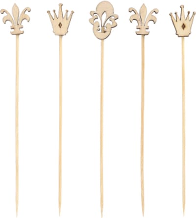 10x 100 Fingerfood prikkers 12 cm Royal