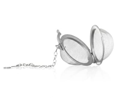 Kinvara Theefilter bal / thee-ei - RVS - zilver - D4 cm - theezeef - voor losse thee of kruiden