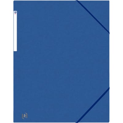 Elastomap Oxford Top File+ A3 3 kleppen 390gr blauw