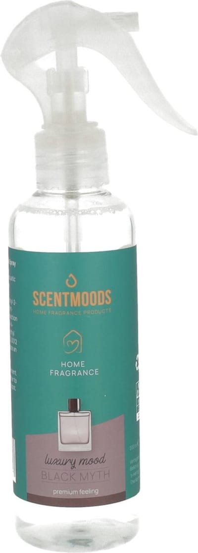 Scentmoods Interieurspray Black Myth 200ml - Roomspray - Huisparfum - Huisspray