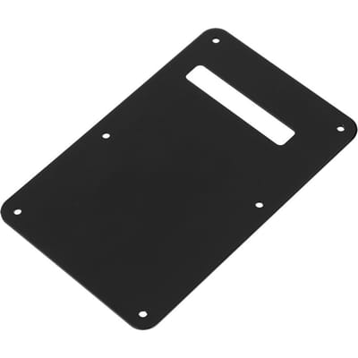 Slagplaat Tremolo Holte Afdekking Achterplaat voor ST Stijl Elektrische Gitaar (Zwart) zwart
