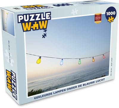 Puzzel Lampen - Water - Lucht - Legpuzzel - Puzzel 1000 stukjes volwassenen