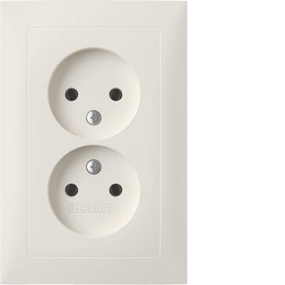 Hager Berker S.1 Wandcontactdoos (WCD-schakelmateriaal) (Europese Stekkerdoos) - 47951909