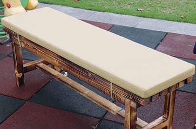 Tuinbank Kussen - Buiten Zitkussen - Comfortabel Zitten - Waterdicht Materiaal - 200x45x5 cm - Beige