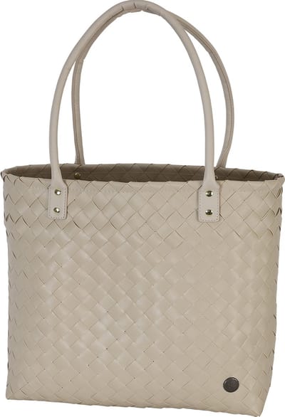 Handtas - Kantoortas - Schoudertas - Shopper - Werktas - Schooltas - Tas - Luxe lange hengsels - Met binnentas - Handed By Grace - beige,ecru - pale grey