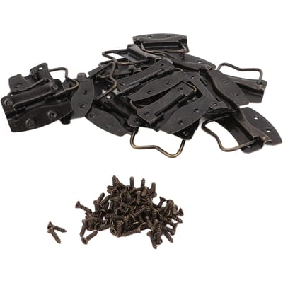 20 Sets Houten Kist Handvatten Retro Hardware Antiek Kamferhout Kist Lade Kast Handgrepen Trekkers Bagage Decoratie
