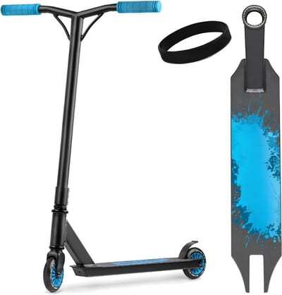 SP® Stunt Step - Stuntstep - Voor Extreme Skate Rides - Zwart en Blauw - 48cm x 50cm x 83cm