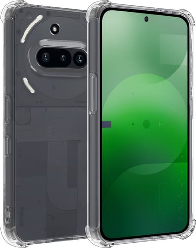 Hoesje Geschikt voor Nothing Phone (3a) - Sterk & Shockproof - Siliconen Case - Back Cover - Telefoon Hoes Shock Proof - Transparant