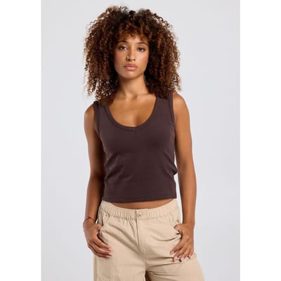 America Today Graziela Dark Brown Taglia: XXS | Canottiere Outlet | Donna | Marrone