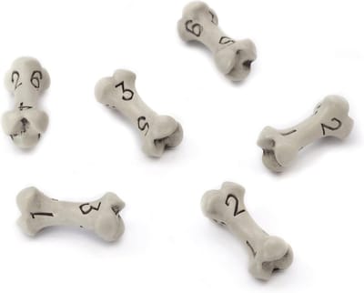 Set van 6 D6 Dobbelstenen - Traditionele 6-zijdige Kubus voor RPG, Bordspellen en Warhammer