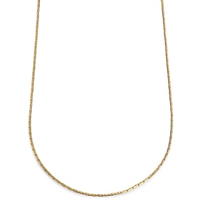 Essentials | 2 mm Goudkleurige Ketting met Rechthoekige Venetiaanse Schakels