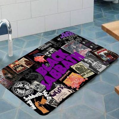 Black Rock Music S-Sabbaths Keukenmat Scandinavische Stijl Slaapkamer Woonkamer Deurmat Huis Balkon Antislip Welkomstkleed 50x80 cm