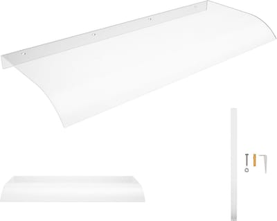 Transparante deur- en raamluifel 50 x 120 cm - Regen- en UV-bescherming