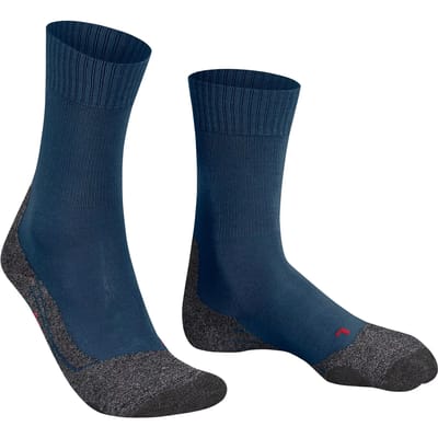 FALKE TK2 anti-blaar dik wol functioneel materiaal wandelsokken heren blauw - maat 39-41