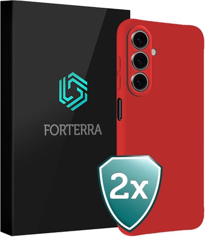 Hoesje 2 Stuks - Geschikt voor Samsung Galaxy A27 - Sterk & Shockproof - Back Cover - Case Siliconen - Telefoon Hoes - Rood