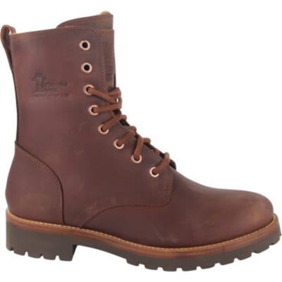 Panama Jack - FRISIA B10 - Hoge sneakersVeterlaarzenDames veterschoenenDames sneakersHalf-hoge schoenen - Kleur: Cognac - Maat: 42